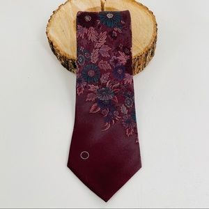 Halston III Floral Neck Tie